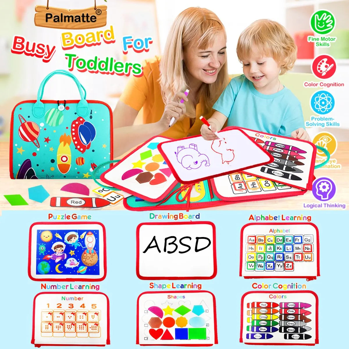 Montessori Busy Board 