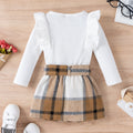 Plaid Skirt Set 