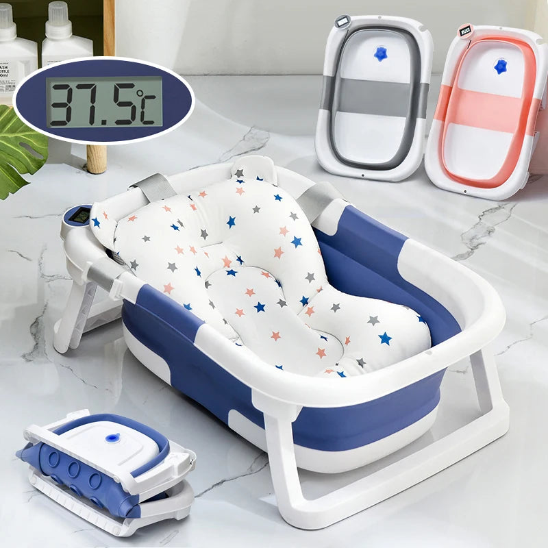 Baby Bathtub With Thermometer