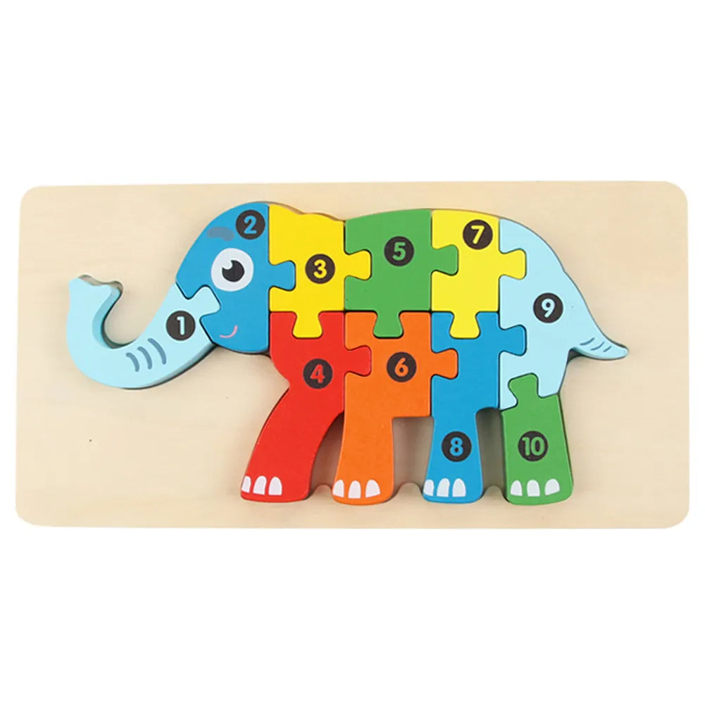 Wooden Animal Puzzle Game